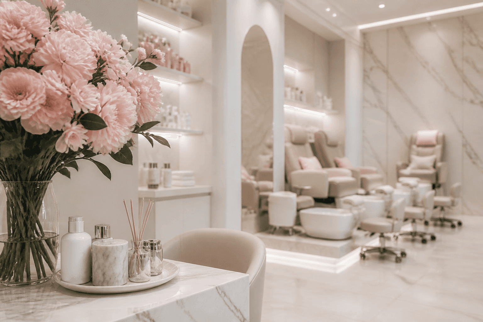 Ο χώρος του Alexia Nails & More